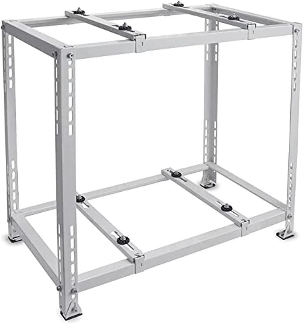  Support Double Niveau AC Pour Climatiseurs Mini Split Support De Sol Robuste Pour Unités Extérieures Base Absorbant Les Chocs Pour Pompes à Chaleur Et Systèmes De Climatisation