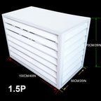  Housse De Protection Pour Climatiseur Extérieur - Résistante Aux Intempéries - Protection Solaire Pour Unités De Climatisation Extérieures - Clôture AC Pour Toutes Les Saisons - Protection Extérieure