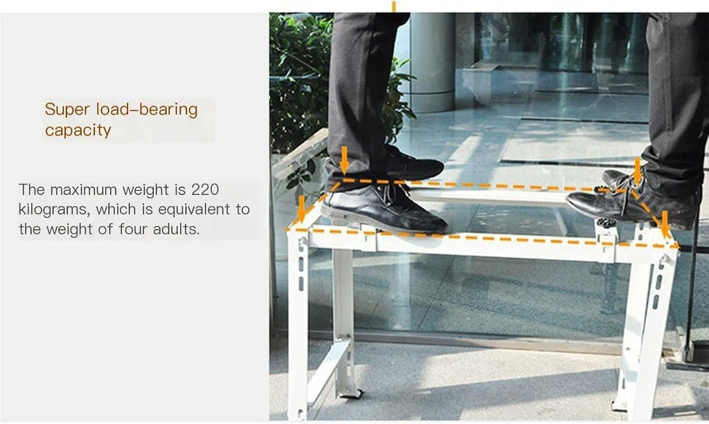  Support De Climatisation Robuste Pour Mini Climatiseurs Sans Conduit – Capacité De 204 Kg – Installation Facile Idéal Pour Les Solutions De Refroidissement