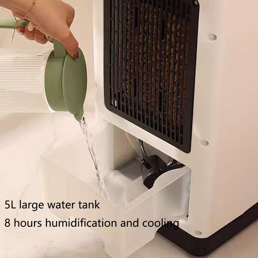  Climatiseur Portable 12 000 BTU Avec Télécommande - Classe énergétique A - Refroidisseur évaporatif - Chauffage Et Rafraîchisseur D'air Mobile