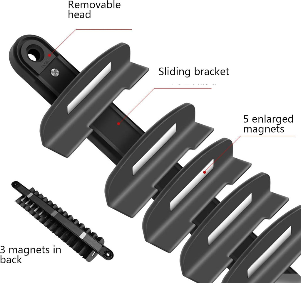  Générique Porte-Clés à Outils - Plateau De Rangement Pour Outils Avec Support Aimanté,Support Réglable Pour Atelier Garage Et