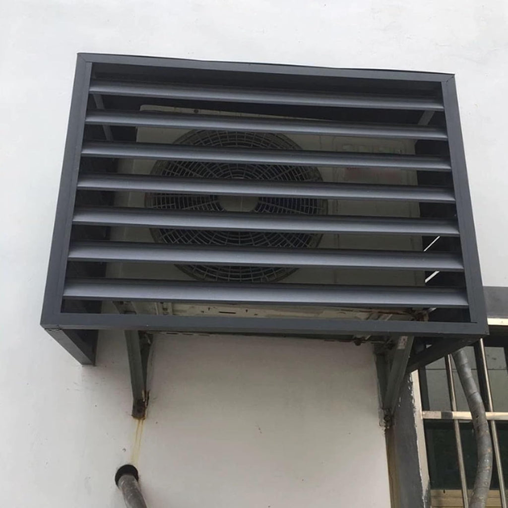 GENERIC Housse De Protection Pour Climatiseur Extérieur - Insonorisation, Résistant Aux Intempéries - Pour Dissimuler La Climatisation - Design Durable Et élégant
