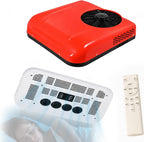  Climatiseur Toit Camping-Car, Clim Silencieuse Pour Van Et Fourgon Aménagé, Télécommande, Installation Sur Toit 12V-Red