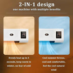 GENERIC Climatiseurs Portables, Mini Climatiseur Mural Avec Télécommande, Fonction De Refroidissement Et De Chauffage Ultra Silencieuse, Unité De Climatisation Sans Conduit Pour Maison, Bureau #2