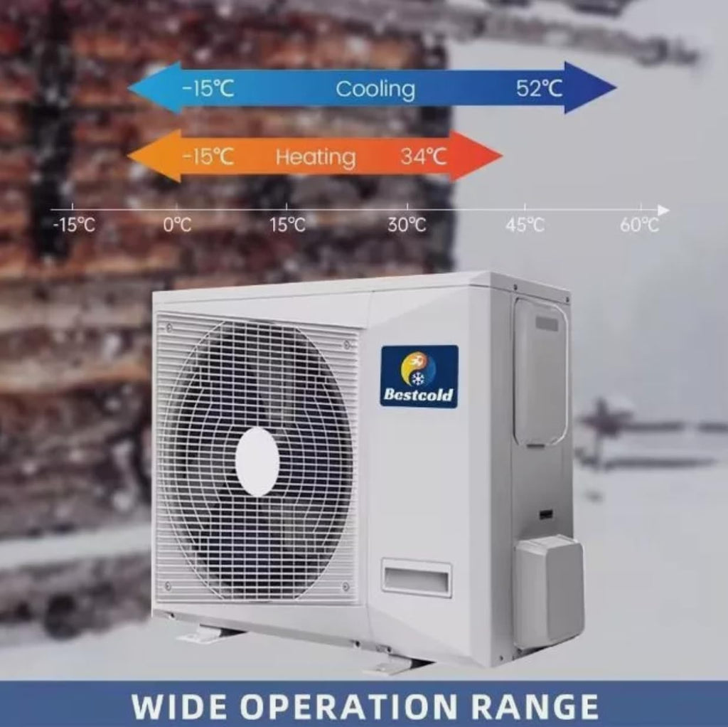 GENERIC 42000BTU Ductless Multi 24k Zones Mini Split Climatiseur Et Chauffage – 2 Zones