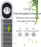  Ventilateur Portable De Tour Sans Lame Pour Chambre à Coucher, 26ft/s Circulateur D'air Silencieux Avec 80 Oscillation Et 3 Vitesses, Refroidisseur Debout Compact Pour Le Camping De Bureau, Conception