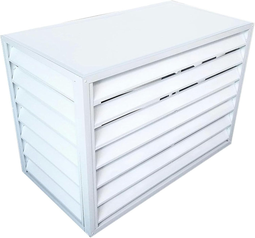  Housse Pour Mini Climatisation Divisée – Housse En Aluminium Pour Climatiseur Et Pompe à Chaleur Pour Unité Extérieure, Protection Contre Les Intempéries, Ajustement Universel Pour Systèmes Mini Split