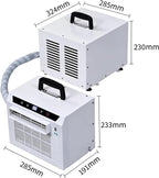  Climatiseur Split Portable Avec Wi-FI Et Télécommande, Rafraîchisseur D'air 13000BTU, Minuterie 24 H, Poignée Supérieure, Pour Tentes, Camping-Cars, Maisons, Bureaux Et Camping
