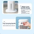 GENERIC Refroidisseur D'air De Tour Silencieux Avec Ventilateur De Refroidissement Par évaporation à Distance à 3 Vitesses Pour Chambre à Coucher Et Bureau, Unité De Climatisation Portable Efficace En énergie