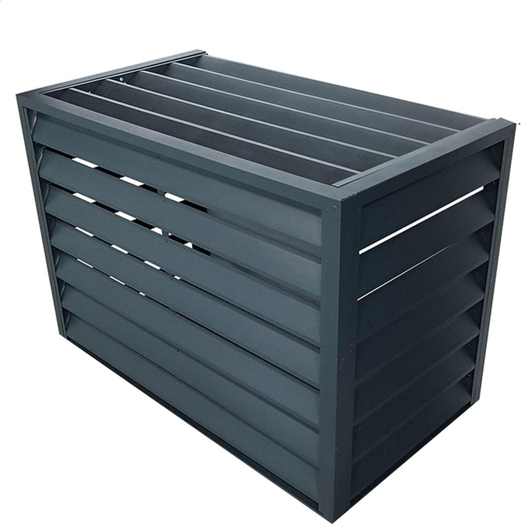  Housse Décorative Pour Climatiseur - Protection Pour Climatiseur Mini-Split Pour Unités Extérieures. Clôture élégante Pour Dissimuler Les Unités De Climatisation. Matéria
