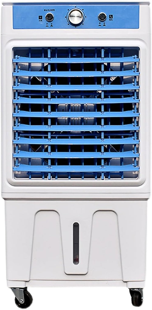  Climatiseur Mobile, Rafraichisseur D'air Silencieux, 30l Large Réservoir D'eau, 3 Vitesses De Vent, Oscillation à 120 °, Commande Par Bouton, Climatiseur Portable Pour Usage Extérieur Et Intérieur