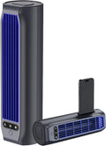 GENERIC Briza AC, Climatiseur QinuxBrizac, Climatiseurs Mobiles Portables De Mise à Niveau 2026 Avec Batterie 3000mah, Ventilateur De Refroidissement Silencieux Sans Lame, 3 Vitesses (blue)