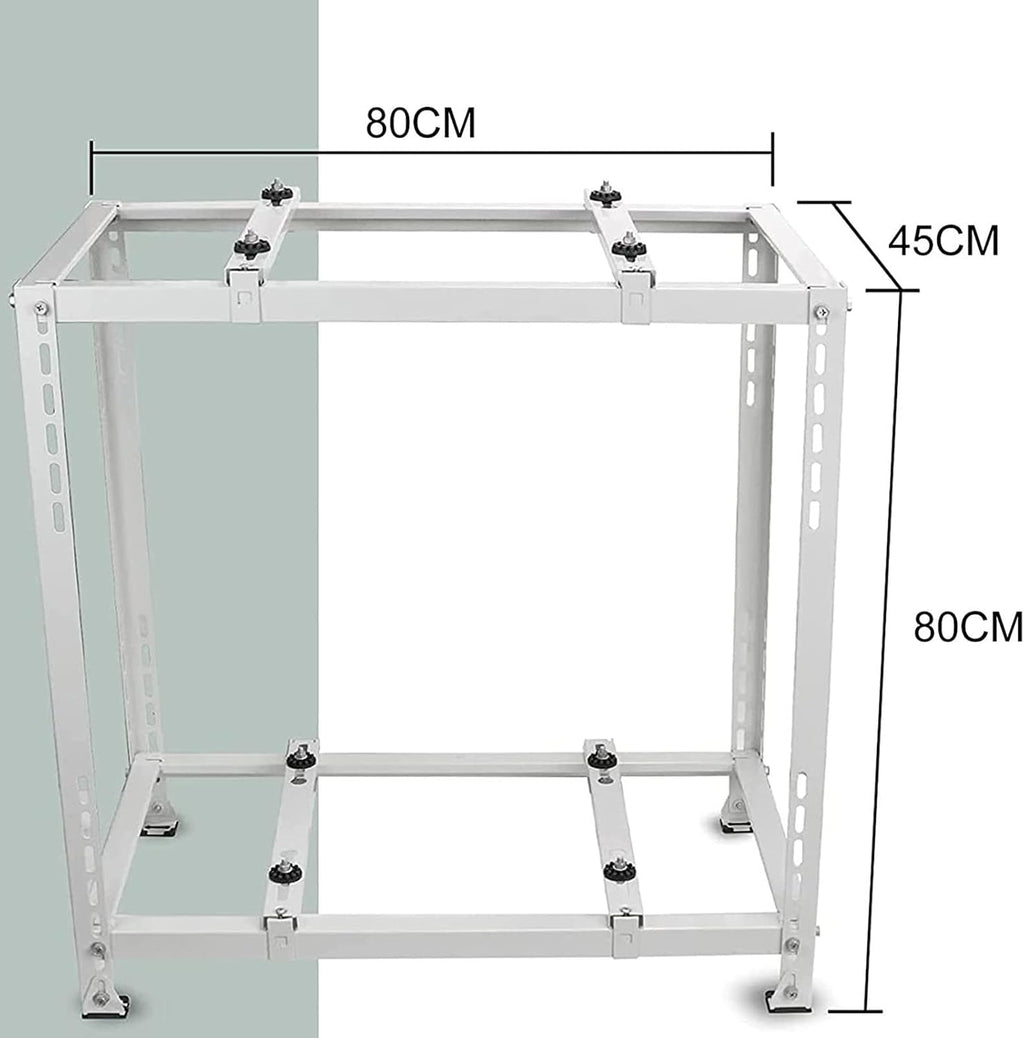  Support Double Niveau AC Pour Climatiseurs Mini Split Support De Sol Robuste Pour Unités Extérieures Base Absorbant Les Chocs Pour Pompes à Chaleur Et Systèmes De Climatisation