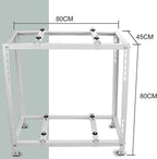  Support Double Niveau AC Pour Climatiseurs Mini Split Support De Sol Robuste Pour Unités Extérieures Base Absorbant Les Chocs Pour Pompes à Chaleur Et Systèmes De Climatisation