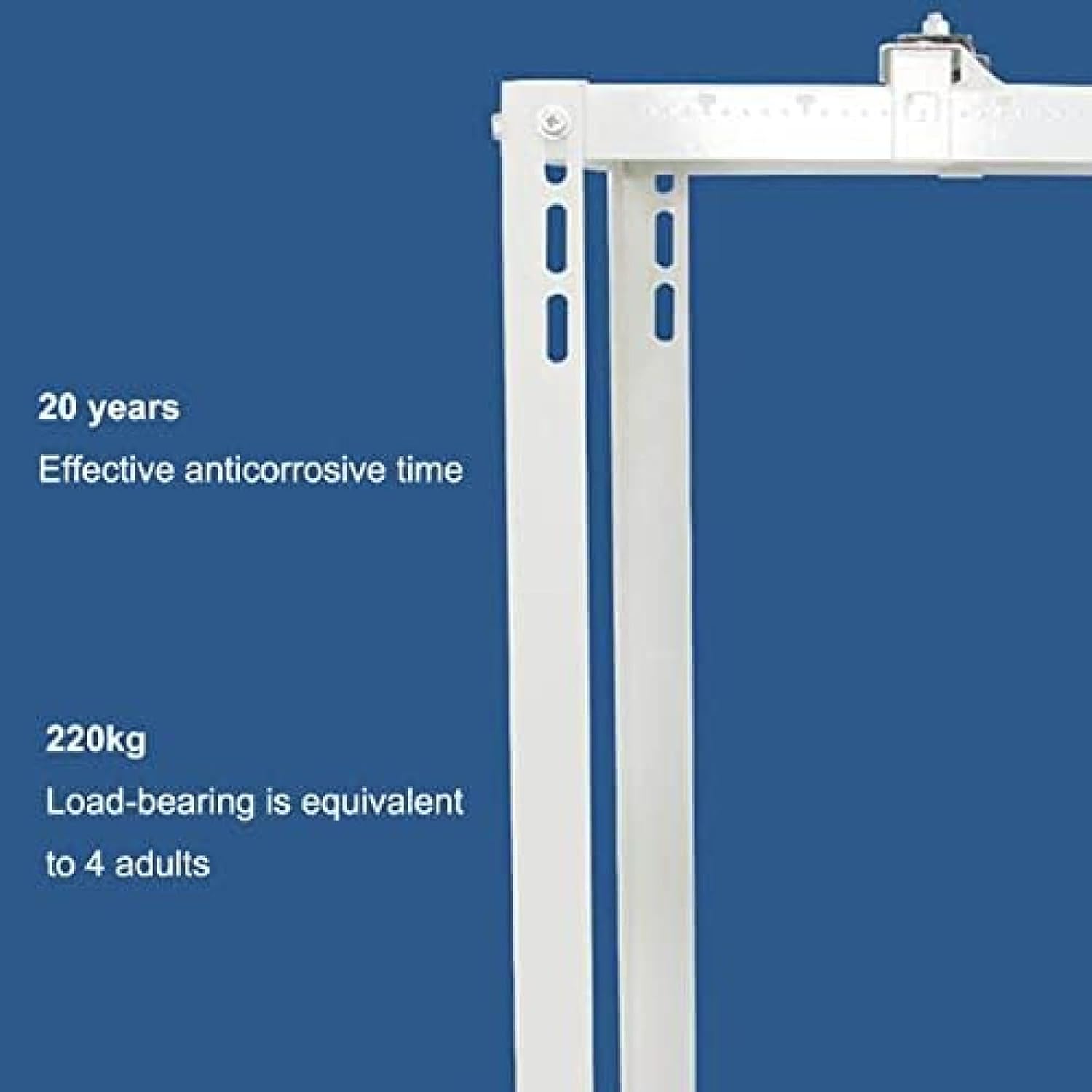  Support Universel Robuste Pour Climatiseur Pour Mini Systèmes De Pompe à Chaleur Et Double Niveaux De Pile Avec Absorption Des Chocs 90 X 1