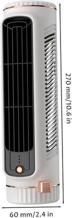  Climatiseur Tour, Mini Ventilateur Tour Portable Sans Pales, Circulation D'air 3D, Fonctionnement Silencieux, Mini Unité De Climatisation Pour Chambre à Coucher, Climatiseur Blanc