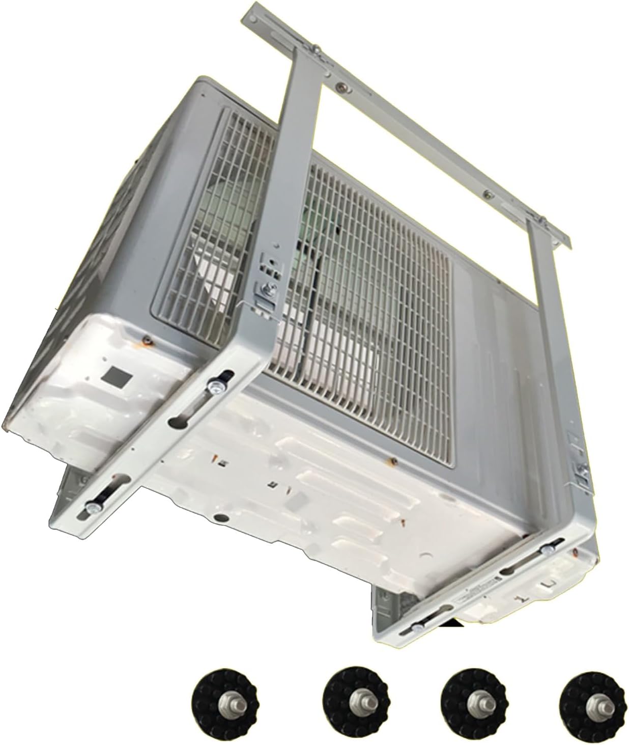  Support Universel Robuste Pour Climatiseur Extérieur – Design Compact Monté Sur Le Dessus Pour Systèmes CVC Et Compresseurs