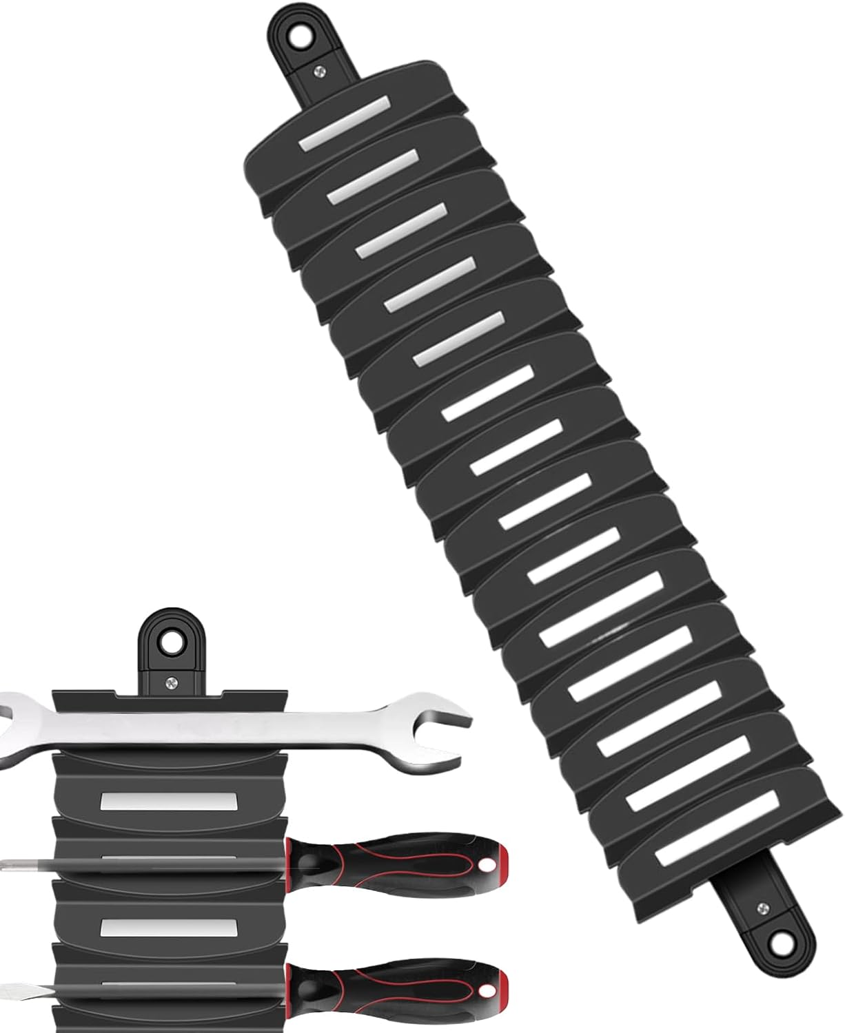  Générique Porte-Clés à Outils,Plateau De Rangement Pour Outils Avec Support Aimanté | Accessoire D'Organisation Polyvalent Pour Boîte à Outils – Idéal Pour Passionnés Et Débutants