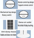 GENERIC Ventilateur De Tour Pour Chambre à Coucher, Refroidisseur D'évaporation Portable Avec Affichage LED, 3 Vitesses, Minuterie De Sommeil, Climatiseur Silencieux Pour Le Bureau à Domicile, Oscillation Lar