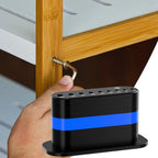  Support Pour Clés Allen - Porte-Clé En L - Porte-Clés à Libération Rapide Antidérapant Pour Garage Atelier Chariot à Outils Bureau