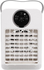  Climatiseur Portable 4 En 1, 700 Ml, Refroidisseur D'air Par évaporation, Humidificateur, Mini Ventilateur De Refroidissement Personnel De Bureau Avec 3 Vitesses, 7 Couleurs De Lumière Et