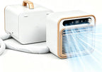 GENERIC Climatiseur Portable Sans Installation Pour Le Camping, Climatiseur Split 1500W Avec Tuyau De 2 M – Minuterie 12H Et Contrôle WiFi/télécommande, Climatiseur Pour Tente, Camion, Camping-Car, Garage