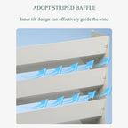  Grille De Protection Pour Climatiseur - 65 X 65 Cm - Pour Compresseur Et Pompe à Chaleur - Protection Efficace Contre Les Intempéries