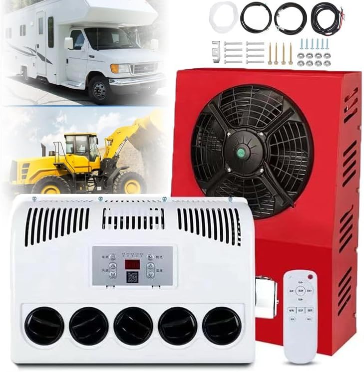 GENERIC Climatiseur Split – Refroidissement Rapide, Faible Bruit, Pour Camping-car, Camion, Remorque, Camping-car, Caravane