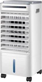 GENERIC Ventilateur D'évaporation Portable De Refroidisseur D'air Portable 5L Avec Télécommande, Unité à 3 Vitesses à Courant Alternatif Oscillant Automatique, Humidificateur Silencieux Pour Le Bureau De La C