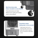 GENERIC Refroidisseur D'air Portable Avec Réservoir De 55L, Ventilateur D'évaporation à 3 Vitesses, Vent Oscillant Pour Les Dortoirs De Bureau De La Pièce, Roues De Mouvement Facile, Fonctionnement Silencieux