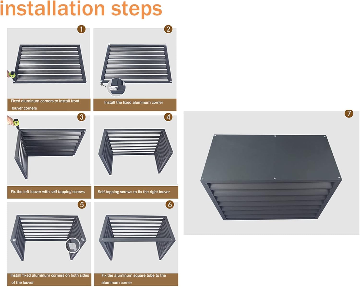  Housse De Protection Imperméable Pour Climatiseur De Fenêtre D'extérieur En Aluminium Robuste Pour Unité De Condensation Et Poubelle - Résistante à La Poussière Et Durable