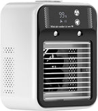  Petit Climatiseur Portable - Ventilateurs Silencieux Rafraîchissants,Ventilateur Climatiseur Portable 2 Vitesses | Pour Dortoir, Cuisine, Bureau, Garage, Lieu De Travail, Chambre, Maison