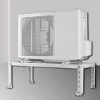  NALsa – Mini Support De Sol Robuste En Acier Galvanisé Pour Climatiseurs Fendus Sans Conduit Et Base Universelle De Pompe à Chaleur CVC, Résistant à La Rouille Et Absorbant Les Chocs