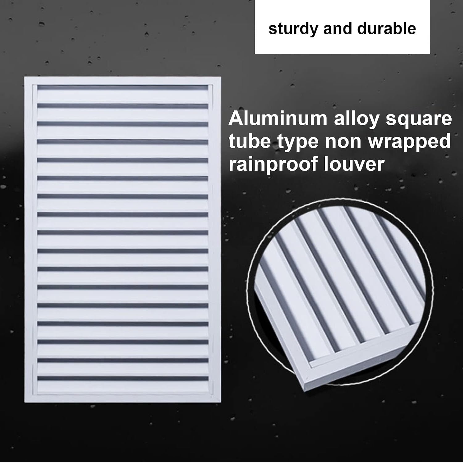 GENERIC Housse De Protection Pour Climatiseur D'extérieur – Protection En Aluminium Pour Unités Extérieures Et Pompes à Chaleur – Clôture élégante Pour Dissimuler Le Matériau Extérieur Résistant Aux