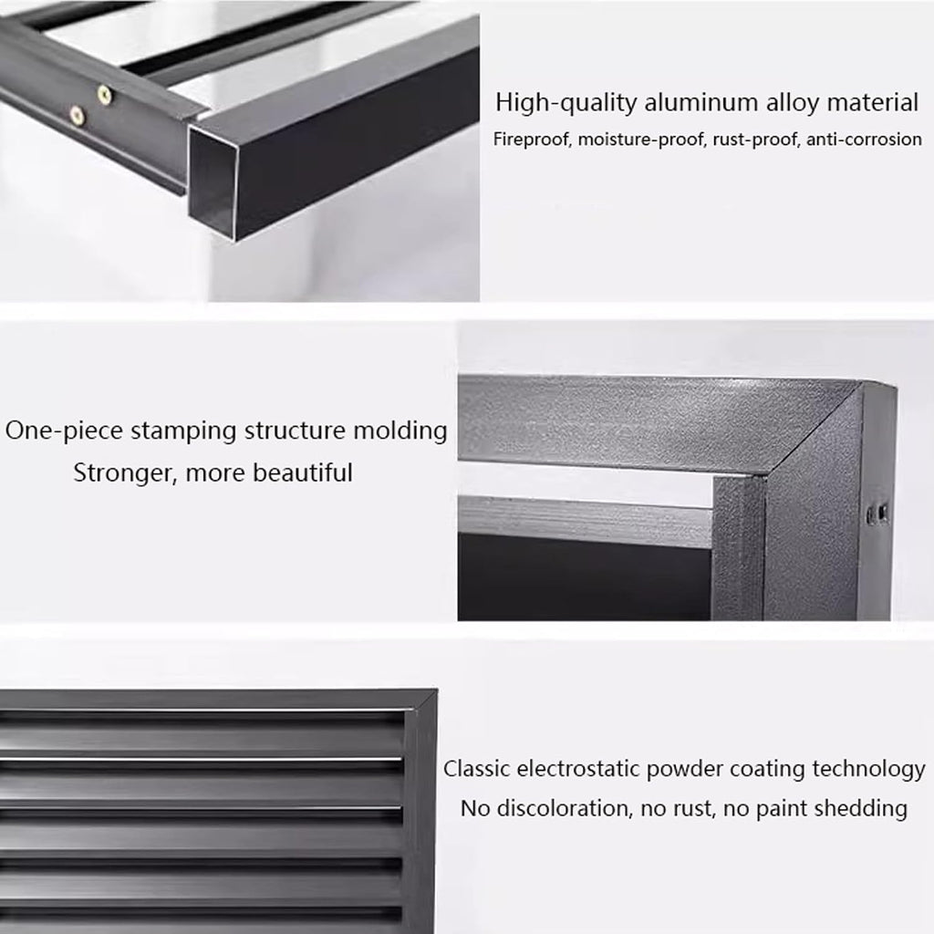  Housse En Aluminium Pour Climatiseur Extérieur, Protection Contre Les Intempéries, Protection Contre Les Intempéries, Protection Contre Le Bruit, Protection Contre Le Bruit Pour L'extérieur