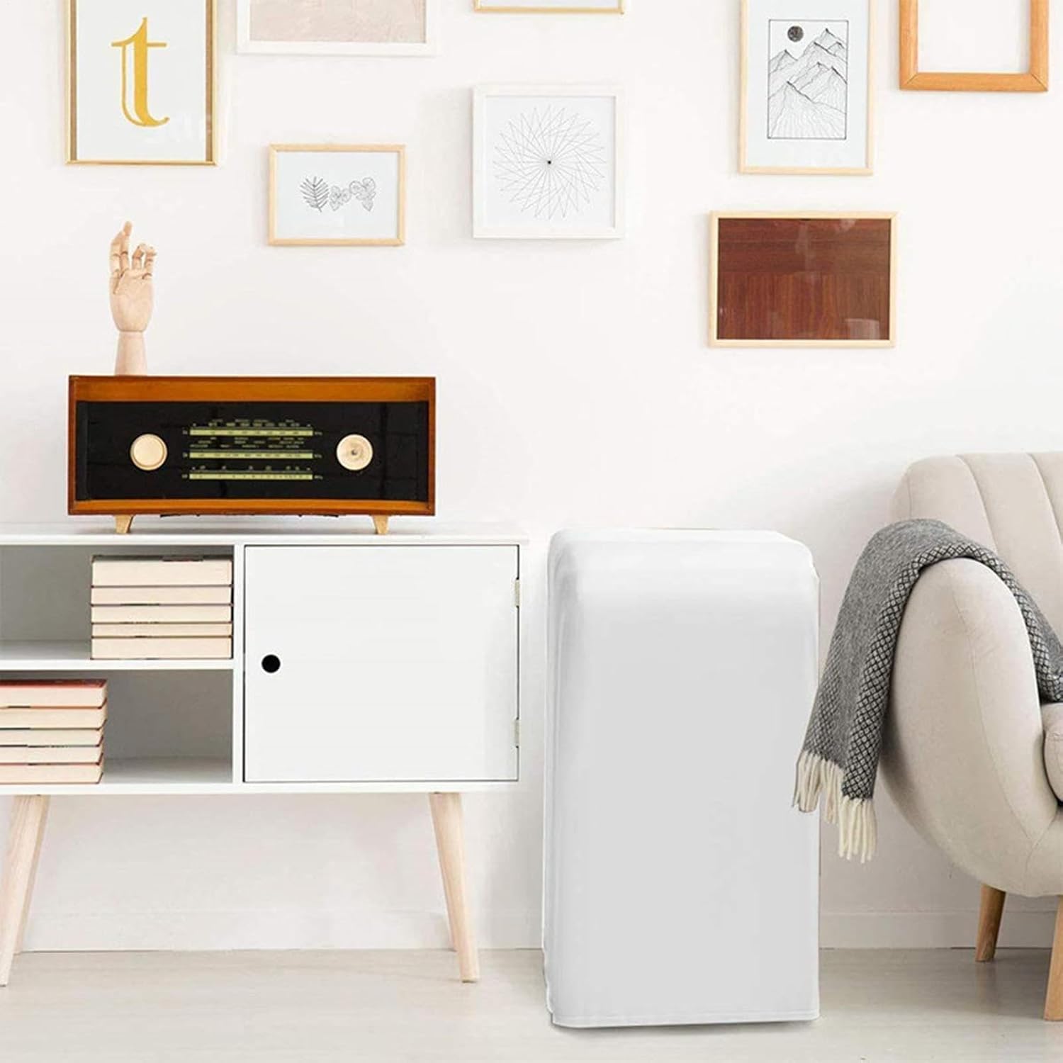  Housse Pour Climatiseur - Housse Antipoussière Pour Climatiseur Mobile | Protecteur Imperméable 39.9 X 46.0 X 74.9 Centimètres Pour Climatiseur Évaporatif à Condenseur Stockage
