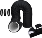  150 X 53Cm Couvercle De Tuyau De Climatisation Portable, Isolation Tuyau Climatiseur Manchon, Pour Tuyaux De 5 Et 5.9, Housse Portable En EVA, Pour Touss Les Tuyaux D'Évacuation De Climatiseurs Mobile