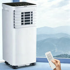  Unité De Climatisation Portable 7000 BTU, Refroidissement Efficace Sur Le Fait De L'énergie Pour La Pièce De 215 Pieds Carrés, Télécommande Avec Déshumidificateur Et Modes De Ventilateur, Opération De