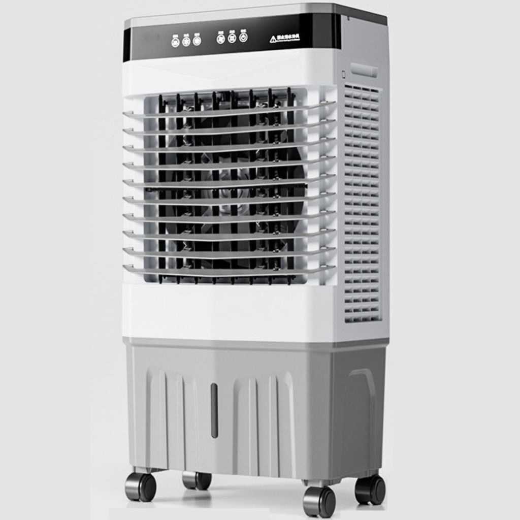 GENERIC Refroidisseur D'air Portable, 120 Ventilateur évaporatif Oscillant Avec Roues, Unité De Climatisation Personnelle Silencieuse Pour Le Bureau De Chambre à Coucher, 3 Vitesses, Télécommande, Dispositif