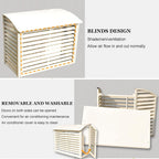  Housse De Protection For Climatiseur Extérieur, Protection Contre Les Intempéries, Écran De Confidentialité Décoratif For Climatiseur, Housse De Protection For Meubles De Jardin, Barrière For Équipeme