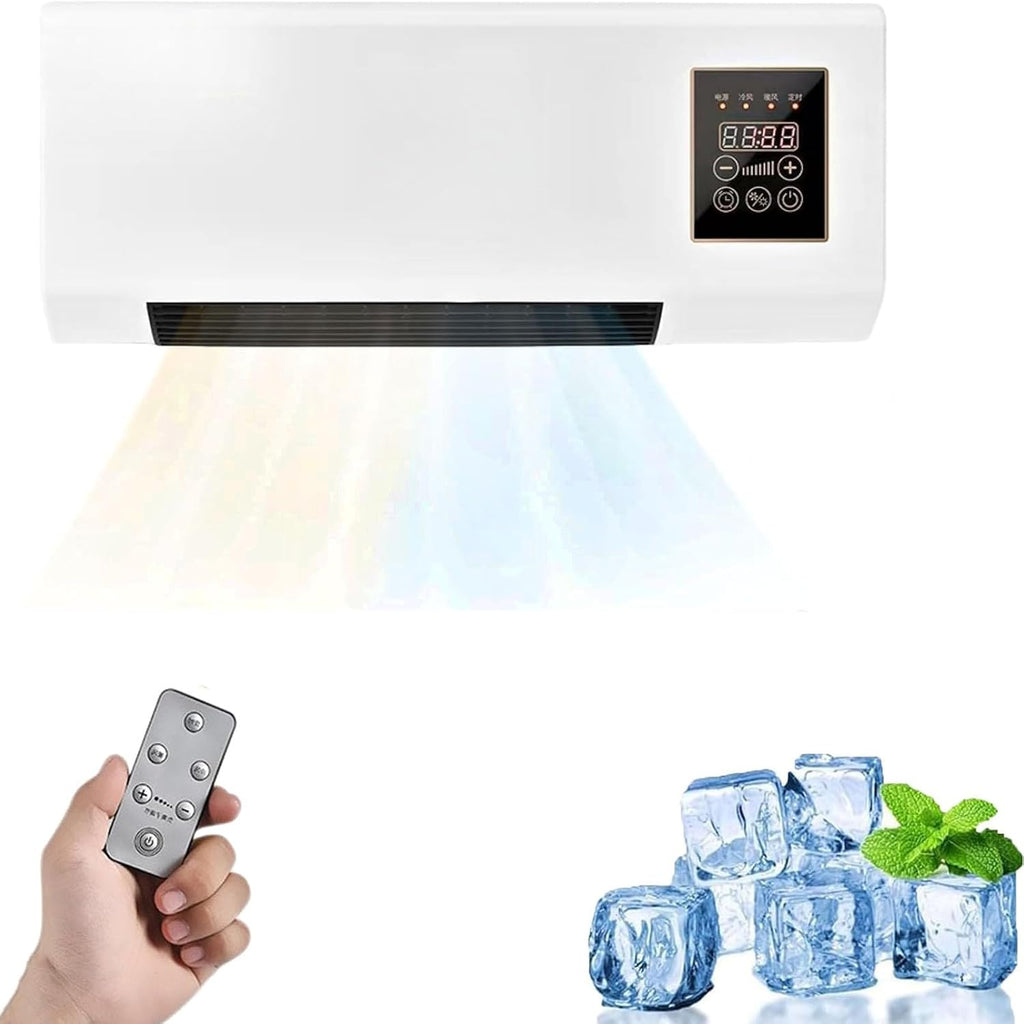 GENERIC 12000 BTU Ventilateur Portable Split, Refroidissement Et Chauffage Rapide 30s, Unité Murale Silencieuse Murmurante Pour Les Chambres Jusqu'à 450 Pieds Carrés, Configuration Facile Sans Outil