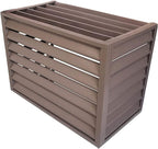 GENERIC Housse De Protection Pour Climatiseur Extérieur – Clôture D'intimité Antivol Toutes Saisons – Protection Pour Unités Climatiques Extérieures – Résistante Aux Intempéries Et Sécurisée