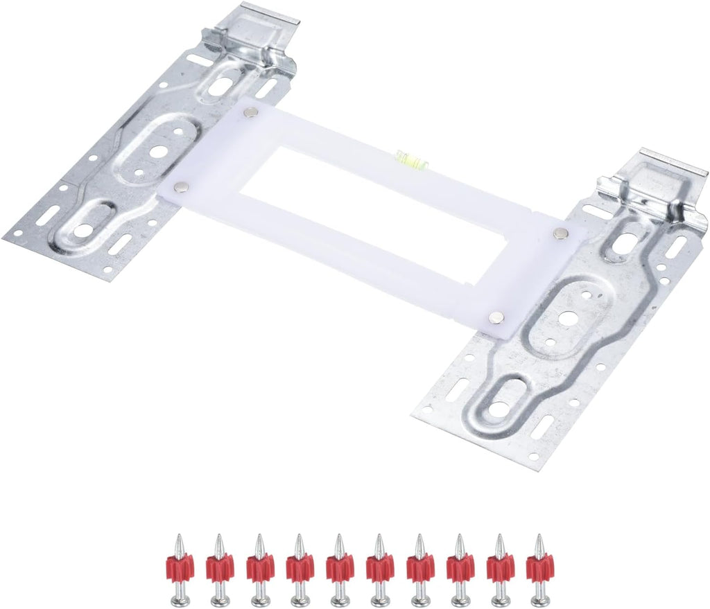 PATIKIL Climatisateur Paroi Support, Intérieur Interne Unité Universel Suspendu Plaque Crochet Support Support Planche Réglable Pour HVAC