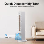 GENERIC Refroidisseur D'air De Tour Silencieux Avec Ventilateur De Refroidissement Par évaporation à Distance à 3 Vitesses Pour Chambre à Coucher Et Bureau, Unité De Climatisation Portable Efficace En énergie