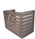GENERIC Housse De Protection Pour Climatiseur Extérieur En Aluminium Résistant Aux Intempéries - Clôture Décorative Pour Pompes à Chaleur Et Unités AC - Protection Pour équipement Extérieur