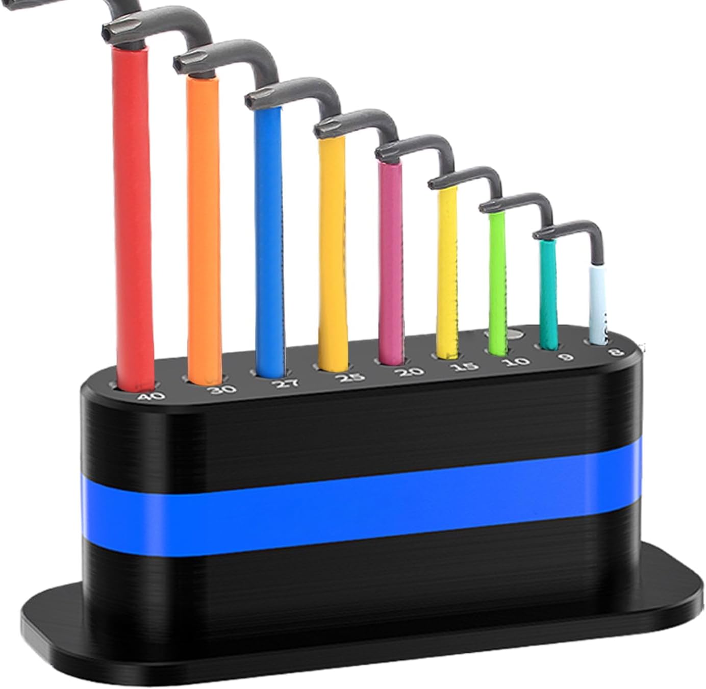  Porte-Clés Allen | Support Pour Clés En L,Porte-Clés à Libération Rapide Antidérapant Pour Garage Atelier Chariot à Outils Bureau