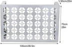 GENERIC Cadre Extérieur En Aluminium Pour Climatiseur, Boîte De Pompe à Chaleur Insonorisée, Housse De Protection Pour Unités Extérieures, Boîtier CVC, Protection Contre Les Intempéries Pour Climatisation Et