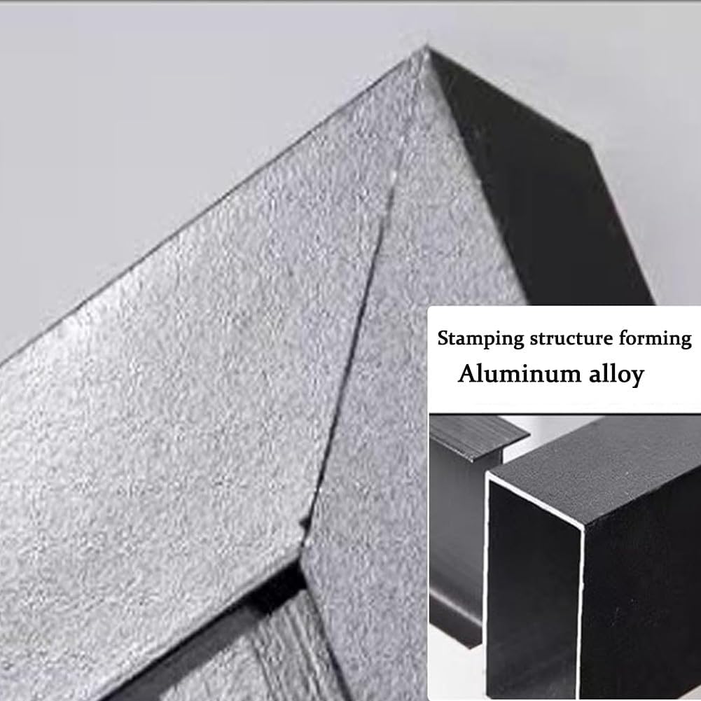  Housse De Protection En Aluminium Pour Climatiseur Extérieur - Écran Décoratif Et Boîtier Pour Climatisation - Étanche - Blanc - 110 X 60 X 80 Cm/43 X