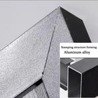  Housse De Protection En Aluminium Pour Climatiseur Extérieur - Écran Décoratif Et Boîtier Pour Climatisation - Étanche - Blanc - 110 X 60 X 80 Cm/43 X