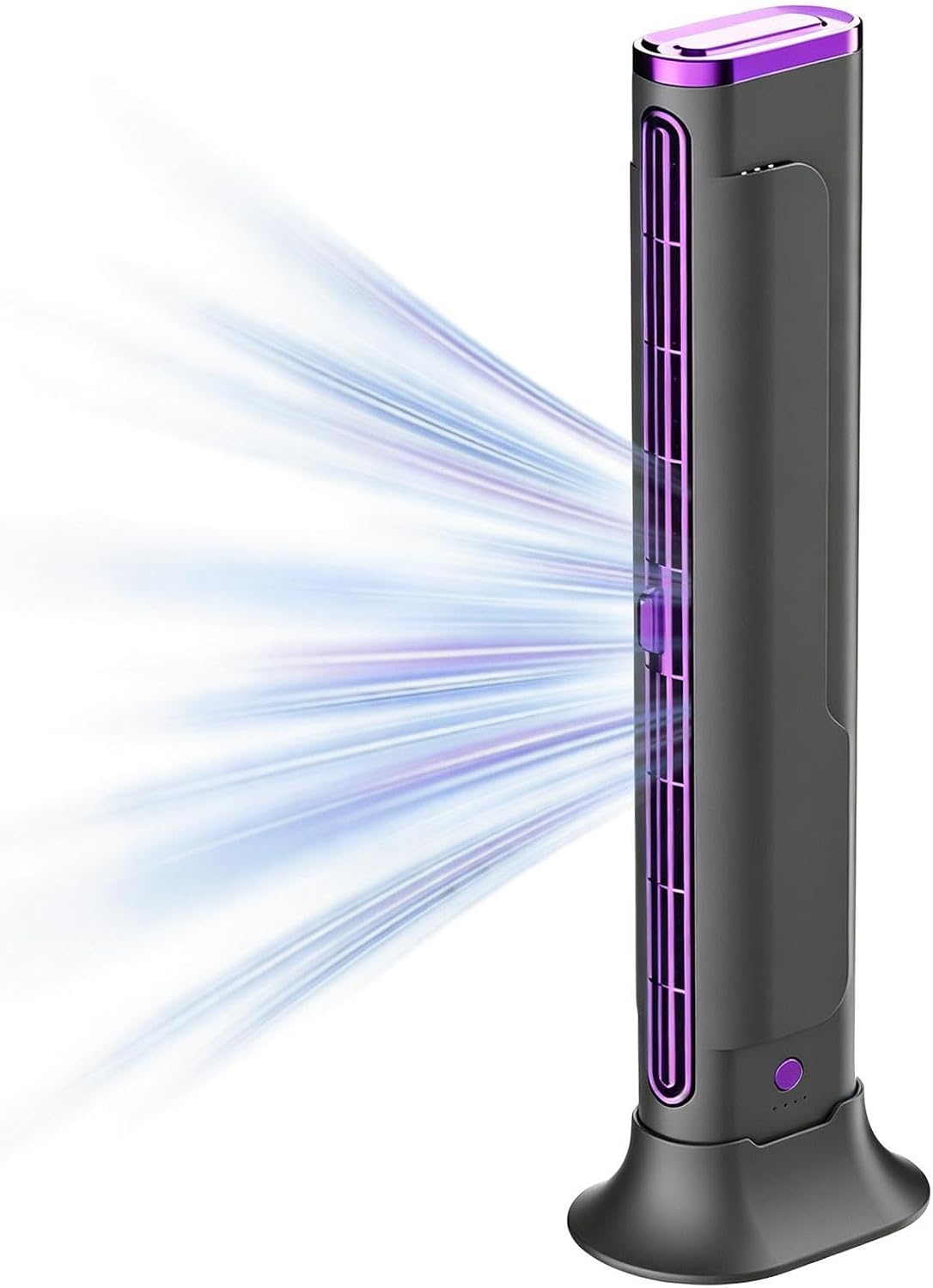 Genérico Climatiseur Portable, Ventilateur Sans Pales, Refroidisseur D'air Rechargeable Par USB Avec Design Compact, Mini Unité De Climatisation, Ventilateur De Refroidissement Portable Avec Construction